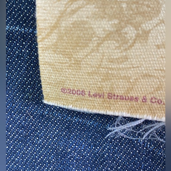 Vintage Y2K Levi’s Demi Boot 508 Low Rise Bootcut Dark Wash Blue 6 Long NEW - Picture 3 of 10